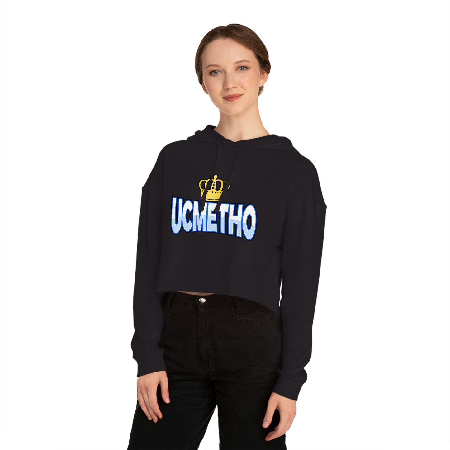 UCMETHO Women’s Cropped Hooded Sweatshirt