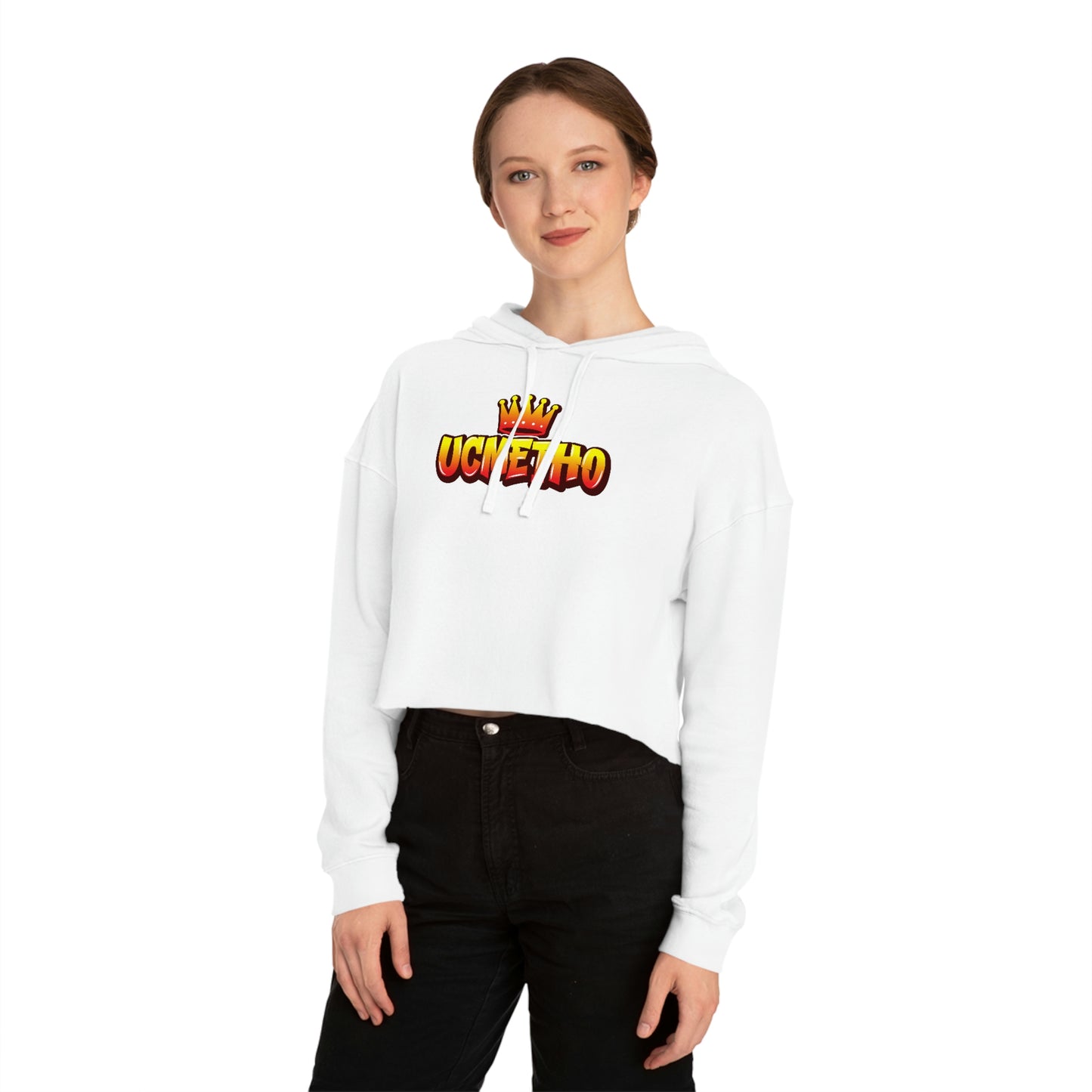 UCMETHO Women’s Cropped Hooded Sweatshirt